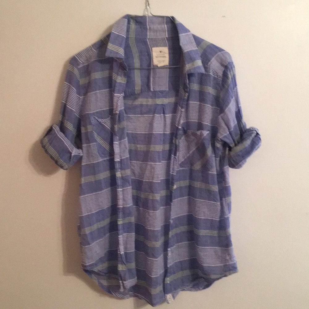 American Eagle button up shirt Sz M like new